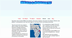 Desktop Screenshot of kenyacoast.biz